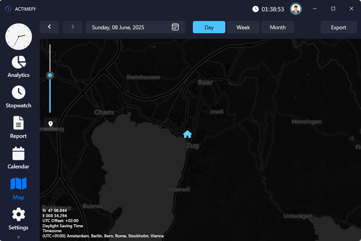 Actimefy customizable dashboard screenshot 3